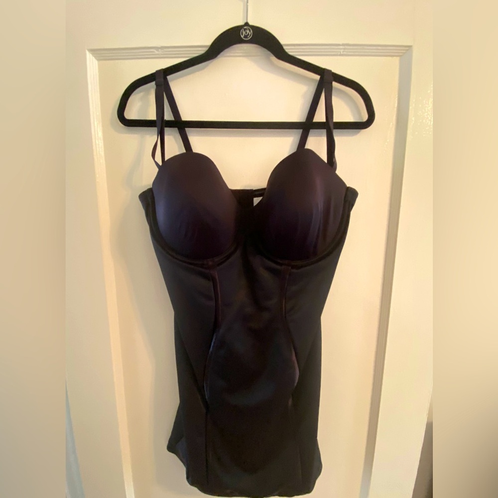 Full slip with padded bra.